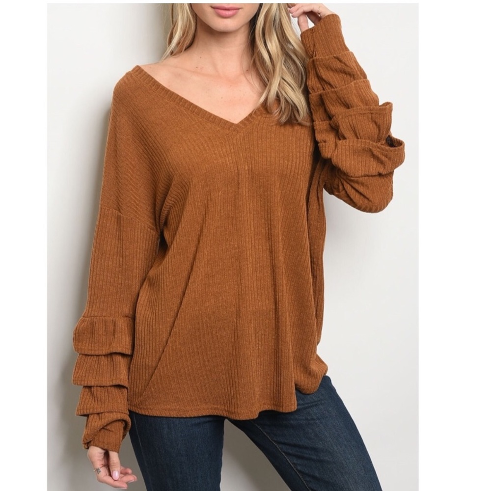 Bell sleeved sweater
